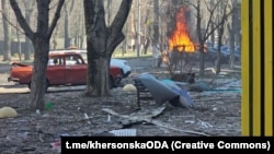Наслідки російських обстрілів у Херсоні, архівне фото