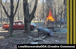 Херсон після чергового російського обстрілу, 14 березня 2025 року