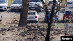 Хрватска- местото на падот на беспилотното летало во Загреб, Хрватска, 11 март 2022 година