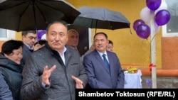 Cаламаттык сактоо министри Алымкадыр Бейшеналиев. 