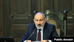 Հայաստանի վարչապետ Նիկոլ Փաշինյանը կառավարության նիստին, արխիվ