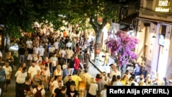 Prizreni gjatë Dokufestit në gusht 2022. 