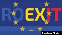 Discursurile împotriva instituțiilor internaționale sunt o constantă a naționalismului extrem românesc după 1989. (Imagine: captură Facebook, grup pentru promovarea ieșirii României din Uniunea Europeană)