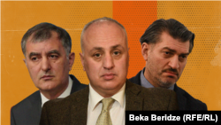 სოზარ სუბარი, დიმიტრი ხუნდაძე და მიხეილ ყაველაშვილი