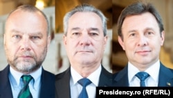 De la stânga la dreapta: Constantin Dudu Ionescu, Ion Oprișor, Mihai Șomordolea.