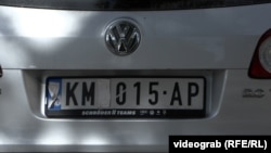 Ilegalne tablice sa srpskim oznakama na Kosovu