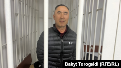 Айданбек Акматов в зале Первомайского райсуда, Бишкек. 24 октября 2022 г.