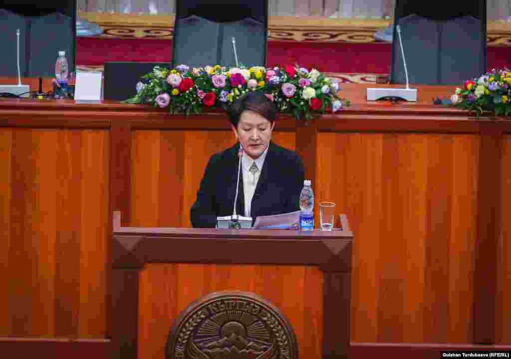 Борбордук комиссиясынын төрайымы Нуржан Шайылдабекова парламенттик шайлоонун расмий жыйынтыгы менен тааныштырды.&nbsp;