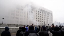 Video Shows Kazakh Protesters Storming Almaty City Hall