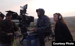 Марина Ер Горбач під час зйомок