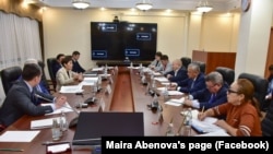 "Полигон 21" комитеті мен Қазақстанның еңбек және халықты әлеуметтік қорғау министрлігі өкілдерінің кездесуі, 2022 жыл.