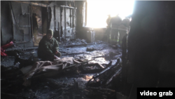 Место гибели боевика «Гиви». 8 февраля 2017 года