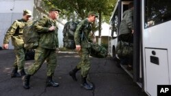 Мобилизованные в Краснодаре, иллюстративное фото