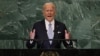 Predsjednik SAD-a Joe Biden obraća se na 77. sjednici Generalne skupštine Ujedinjenih naroda u sjedištu UN-a u New Yorku, SAD, 21. septembra 2022. 