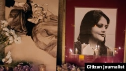 ხალხი პატივს მიაგებს მაჰსა (ჟინა) ამინის ხსოვნას