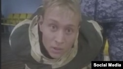 Ruslan Zinin after his detainment in September 2022