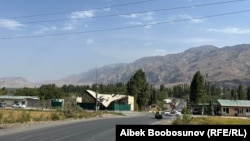 Баткен, Кыргызстан. Иллюстрация сүрөт.