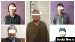 Задержанные милицией граждане. 