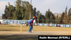 تصویر آرشیف: یکی از بازی های کریکت در ولایت ننگرهار 