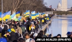 Акція на підтримку України у Вашингтоні. США, 2022 рік