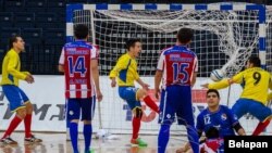 У 2015 годзе ў Беларусі праходзіў чэмпіянат сьвету па футзале. Архіўнае фота