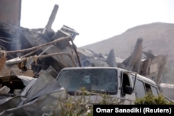 Uništeni Naučni istraživački centar u Damasku