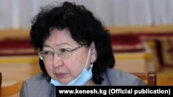 Мурдагы финансы министри Бактыгүл Жээнбаева.