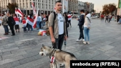 Maksim Karaleuski wouldn't have left Belarus without his dog and cat.