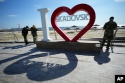 Російські військові у Скадовську, травень 2022 року