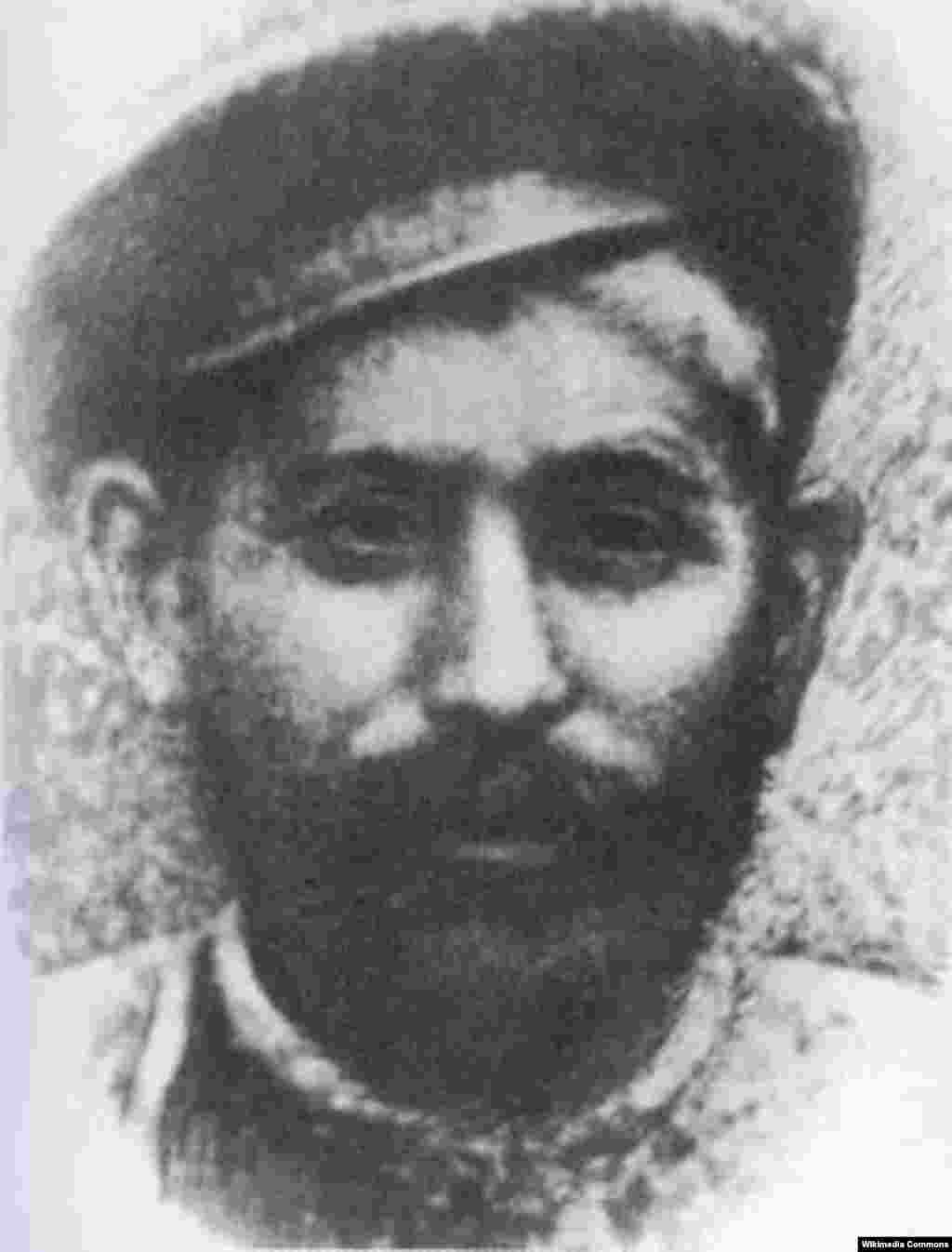 Stalin's father, Besarion Vanovis Dzhugashvili (1849/1850-1909), a cobbler. Photo undated.