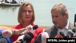 Federica Mogherini i Jahnnes Hahn