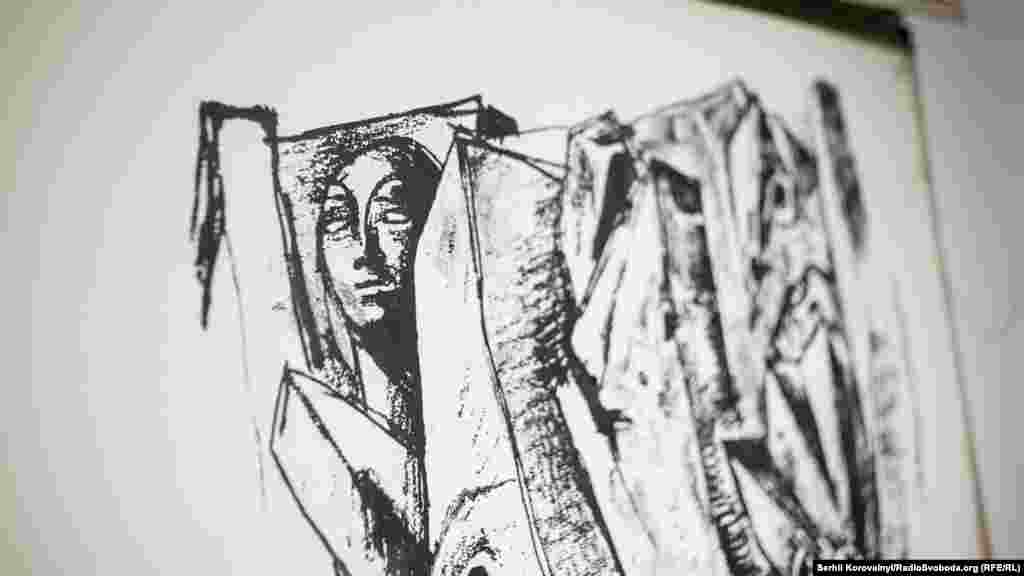 Фрагмент картини &laquo;Розстріляний звук&raquo; авторства Ади Рибачук та Володимира Мельниченка