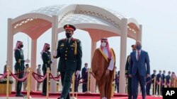 مصطفی کاظمی صدراعظم موقت عراق در ریاض پایتخت عربستان سعودی