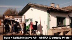 Barake u kojima su smešteni radnici iz Vijetnama, angažovani na gradilištu fabrike automobilskih guma kineske kompanije Linglong, Zrenjanin, 14. novembar 2021.