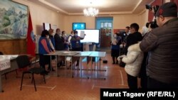 Сыноо учурунда тартылган сүрөт. 