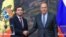 Moldova -- Russian and Moldovan foreign ministers, Nicu Popescu and Sergey Lavrov, Moscow, 17Nov2021