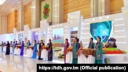 Выставка достижений сельского хозяйства Туркменистана в четь Дня урожая. Ашхабад, ноябрь. 2021 (иллюстративное фото) 