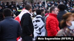 აქცია მიხეილ სააკაშვილის უფლებების მხარდასაჭერად - 15 ნოემბერი, ფოტო არქივიდან