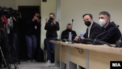 Сашо Мијалков на изрекувањето на пресудата во предметот „Таргет - Тврдина“