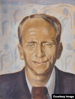 Николай Акимов. Портрет Евгения Шварца, 1942-1943.