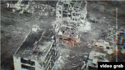 Часів Яр, скріншот з відео, знятого дроном 24-ї ОМБр ЗСУ, квітень 2025 року