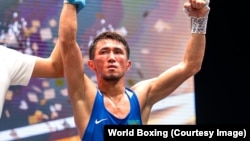 Махмуд Сабырхан на чемпионате мира. Ливерпуль, 14 сентября 2025 года