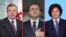 მარცხნიდან: გიორგი კვირიკაშვილი, ირაკლი ღარიბაშვილი და ირაკლი კობახიძე
