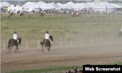 Жазушы Кемел Тоқаевтың туғанына 100 жыл толуына орай берілген астағы бәйге жарысы. Жетісу облысы, 2 қыркүйек, 2023 жыл.