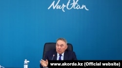 Бывший президент Казахстана Нурсултан Назарбаев, председатель партии «Нур Отан».
