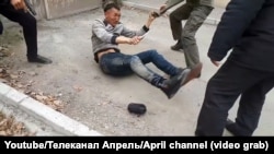 "Апрель" телеканалынын видеосунан алынган сүрөт. 20-ноябрь, 2019-жыл.