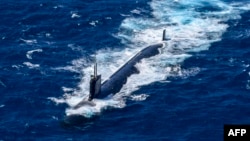 A US nuclear submarine conducts military exercises off the coast of Colombia in 2022. US President Donald Trump has ordered nuclear subs "closer to Russia" ahead of a deadline he gave Moscow to make a peace deal with Ukraine.