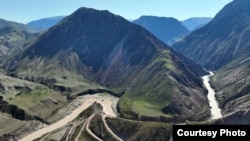 "Камбар-Ата-1" ГЭСи курулчу жер, 8-июнь, 2022-жыл.