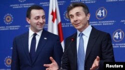 Ираклий Гарибашвили и Бидзина Иванишвили, 2013 год