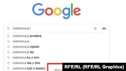 Ілюстрація повідомлення про порушення у пошуку Google